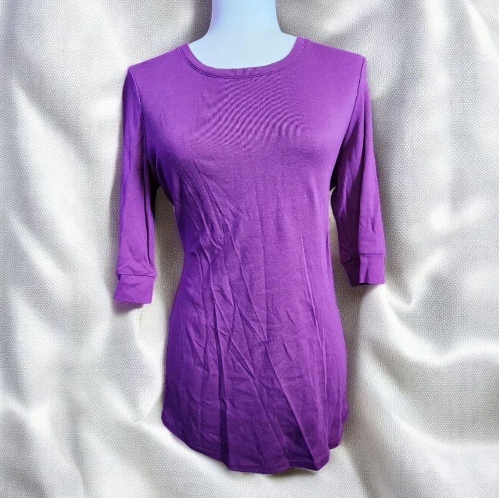 💖Purple Women's Top Size L